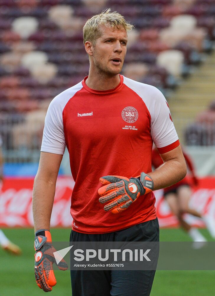 Russia World Cup Denmark Training