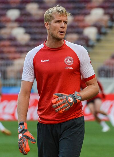 Russia World Cup Denmark Training