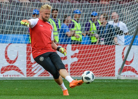 Russia World Cup Denmark Training
