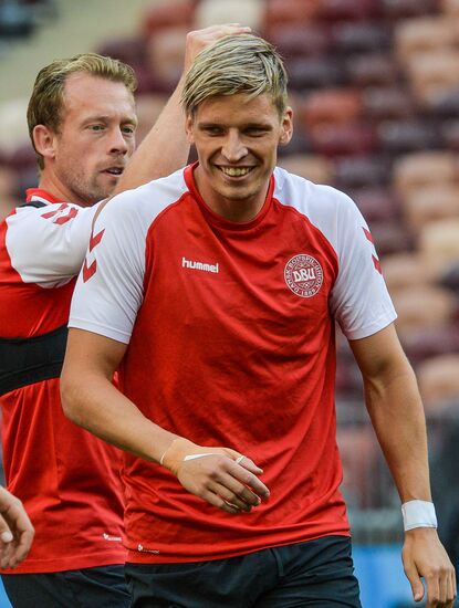 Russia World Cup Denmark Training