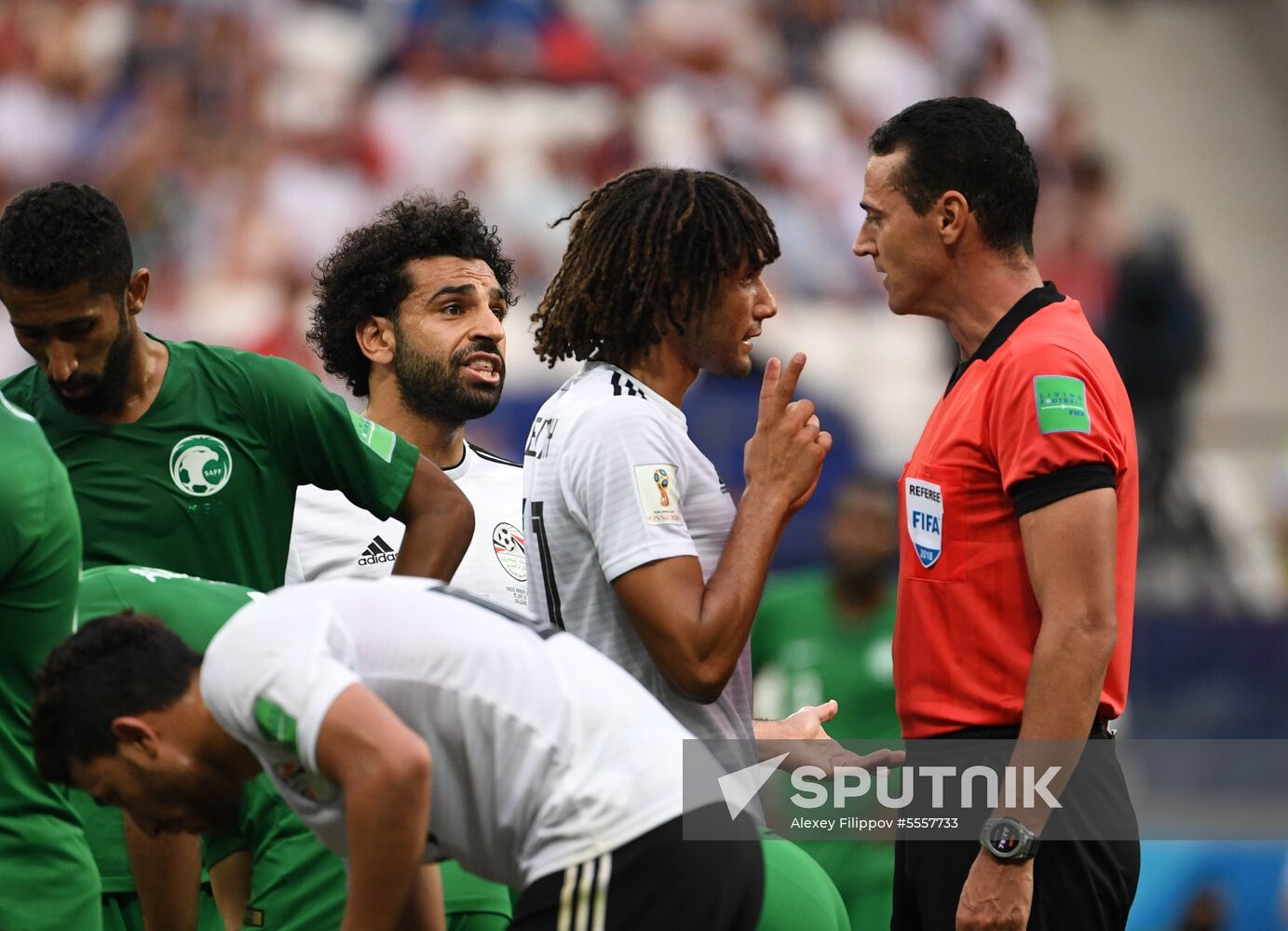 Russia World Cup Saudi Arabia - Egypt