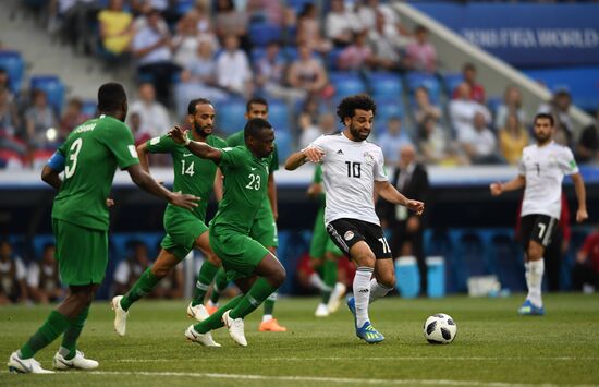 Russia World Cup Saudi Arabia - Egypt