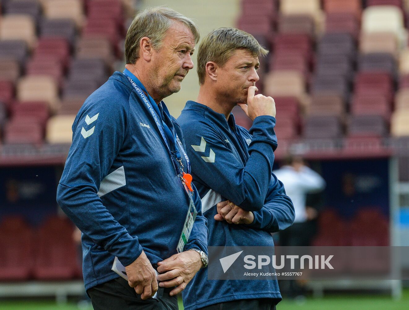 Russia World Cup Denmark Training