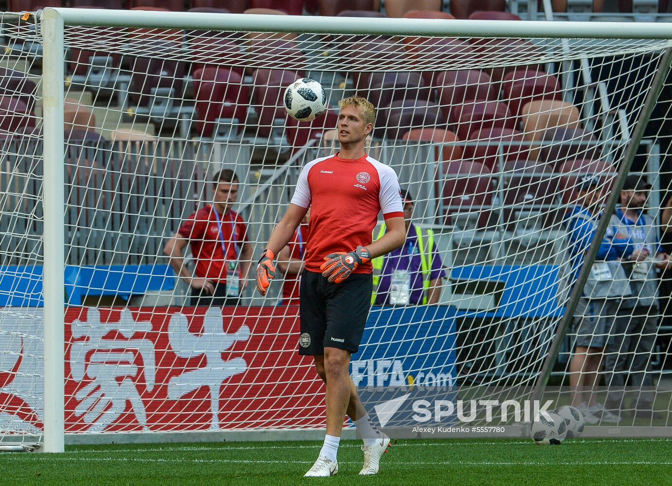 Russia World Cup Denmark Training