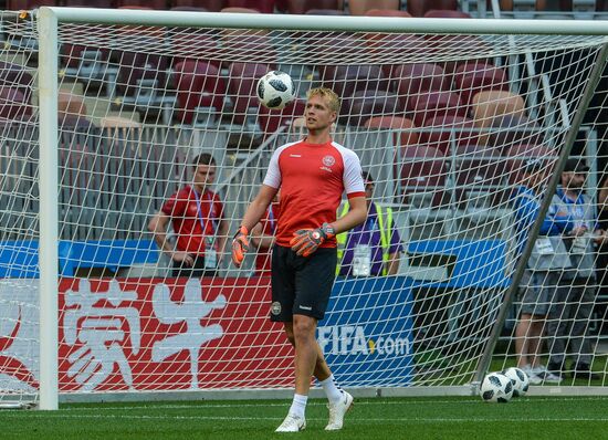 Russia World Cup Denmark Training