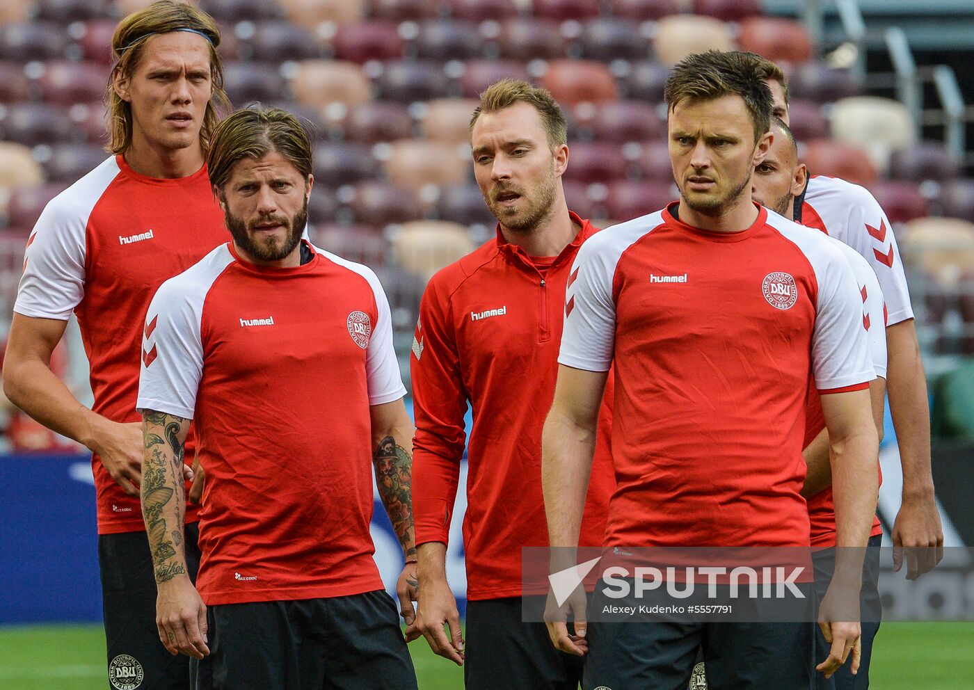 Russia World Cup Denmark Training