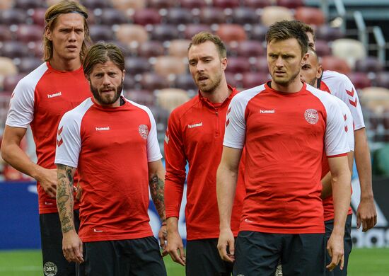 Russia World Cup Denmark Training
