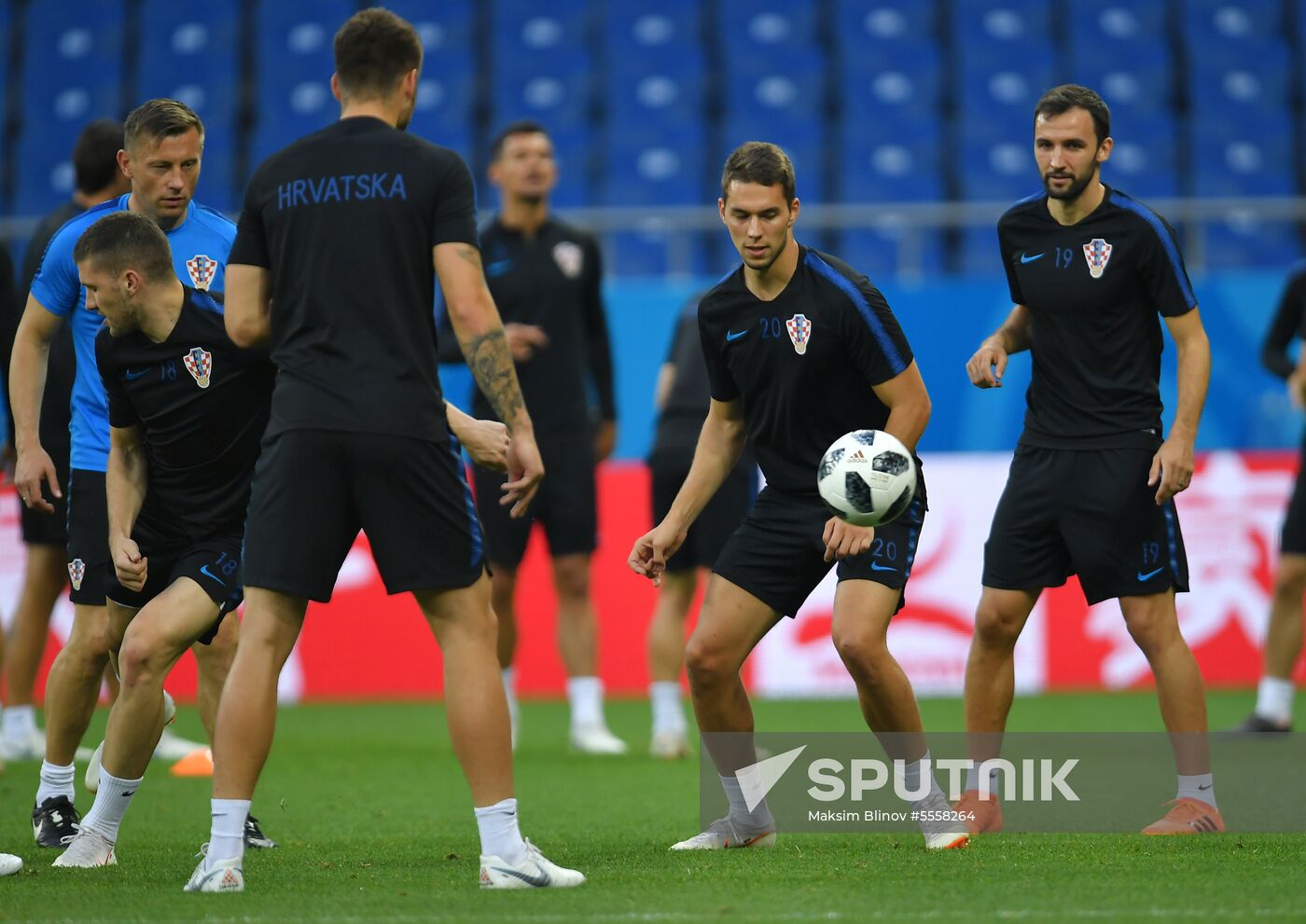 Russia World Cup Croatia Training