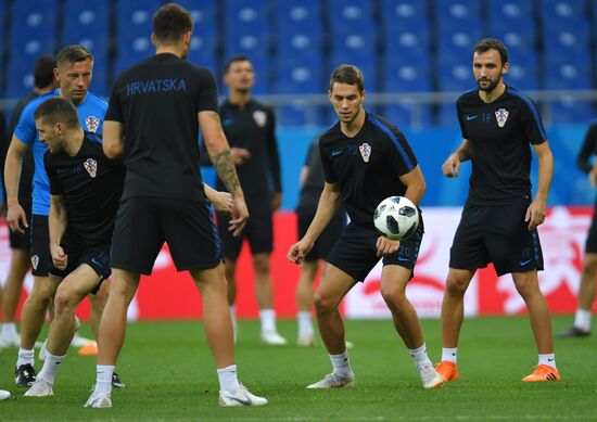 Russia World Cup Croatia Training