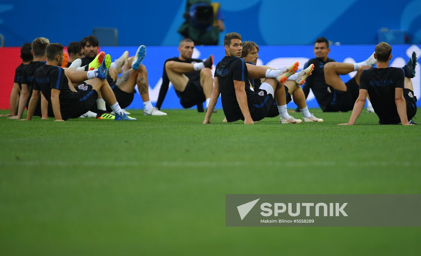 Russia World Cup Croatia Training