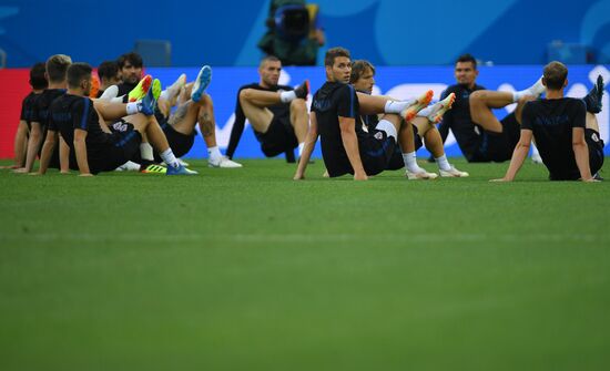 Russia World Cup Croatia Training