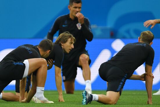 Russia World Cup Croatia Training