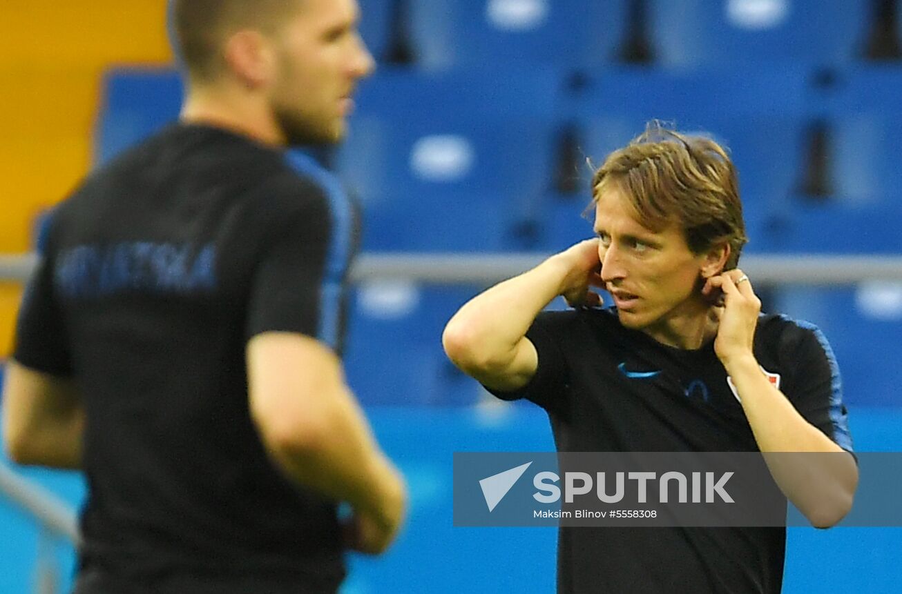 Russia World Cup Croatia Training