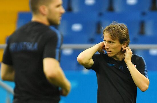 Russia World Cup Croatia Training