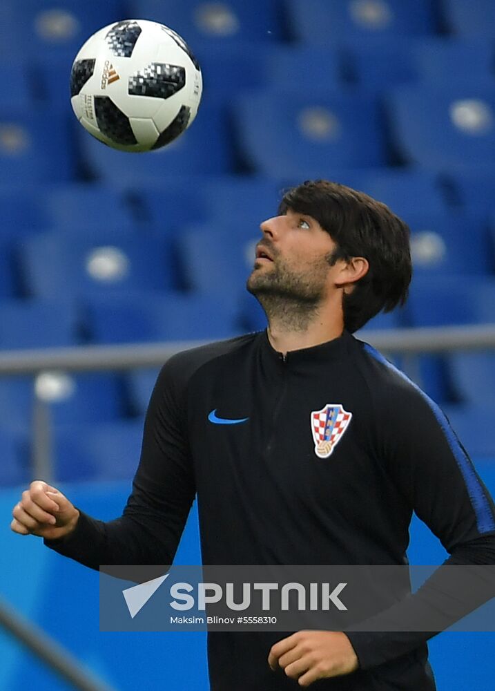 Russia World Cup Croatia Training