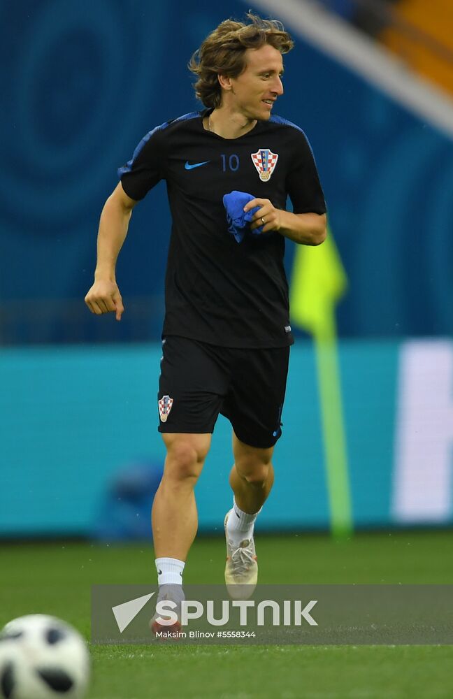 Russia World Cup Croatia Training