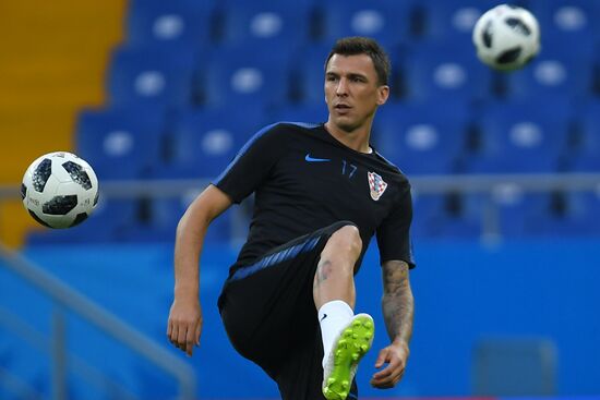 Russia World Cup Croatia Training