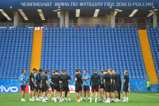 Russia World Cup Croatia Training