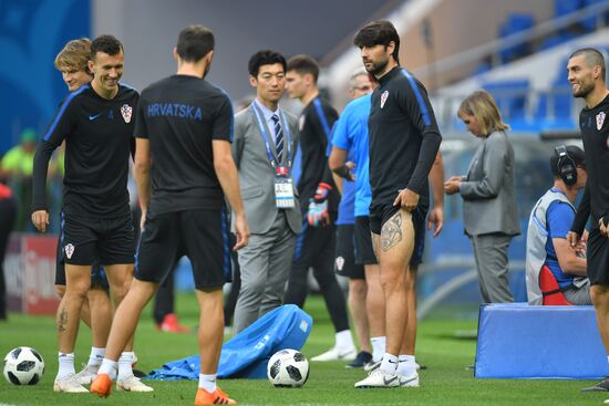 Russia World Cup Croatia Training