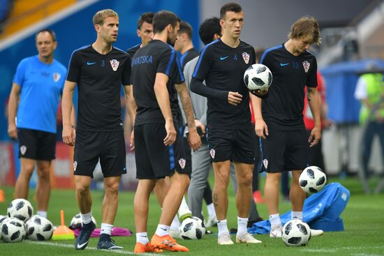 Russia World Cup Croatia Training