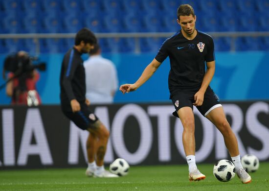Russia World Cup Croatia Training