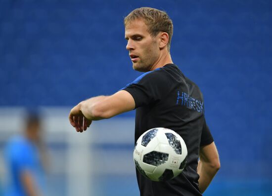Russia World Cup Croatia Training