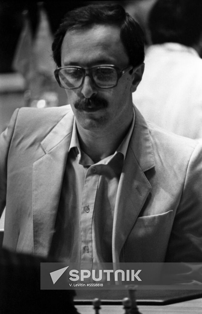 Chess player Mikhail Gurevich