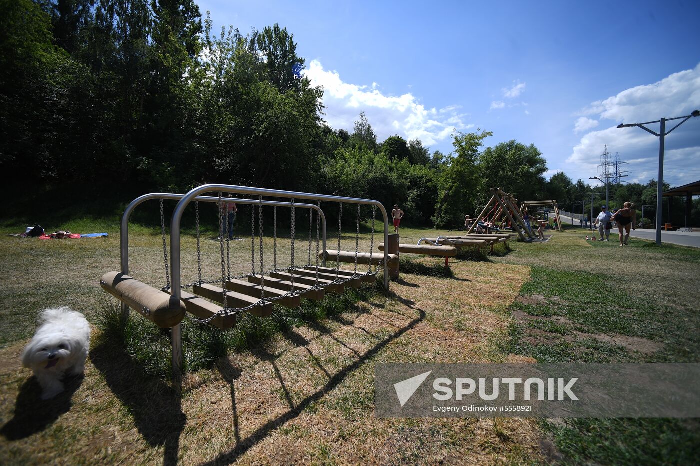 Levoberezhny Park in Moscow