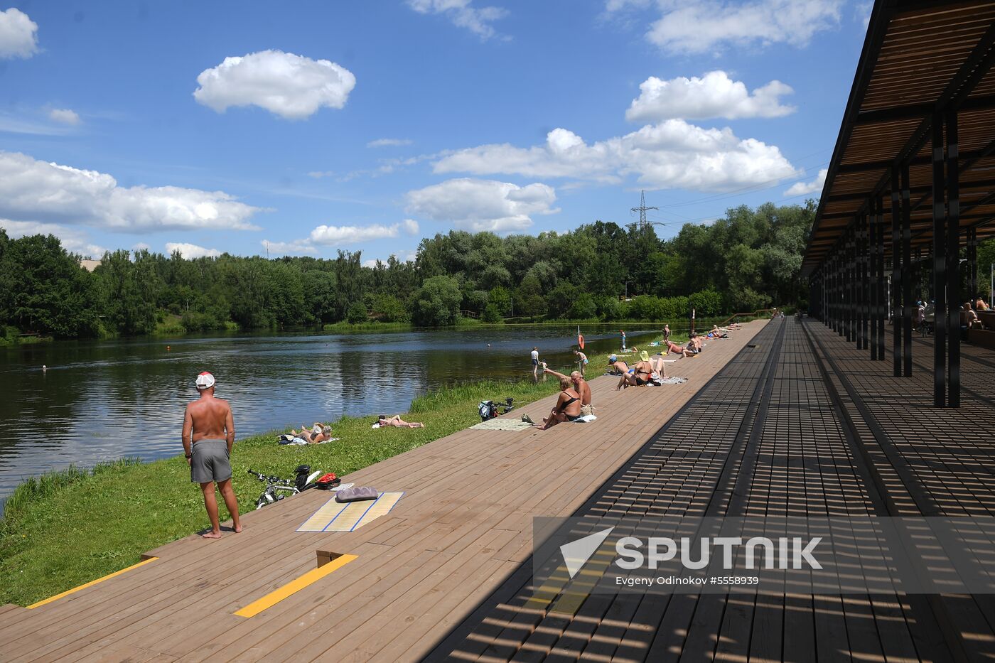 Levoberezhny Park in Moscow