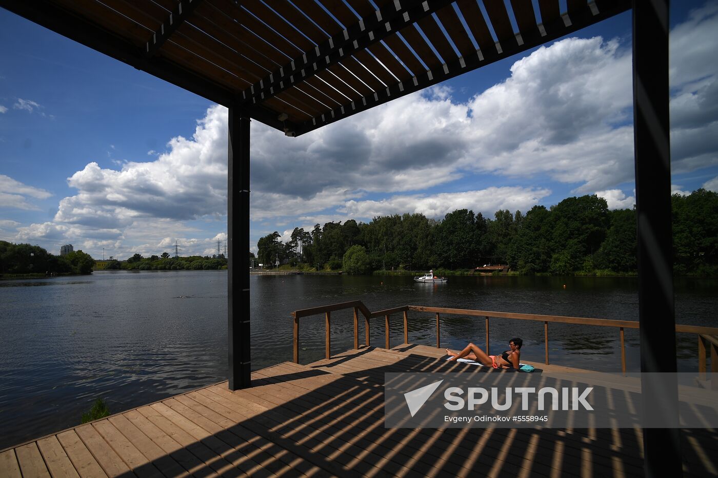 Levoberezhny Park in Moscow