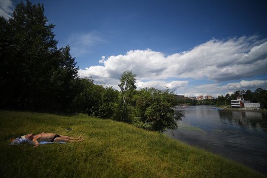 Levoberezhny Park in Moscow