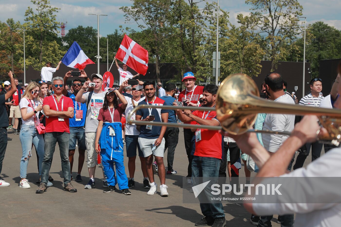 Russia World Cup Denmark - France