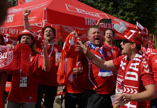 Russia World Cup Denmark - France