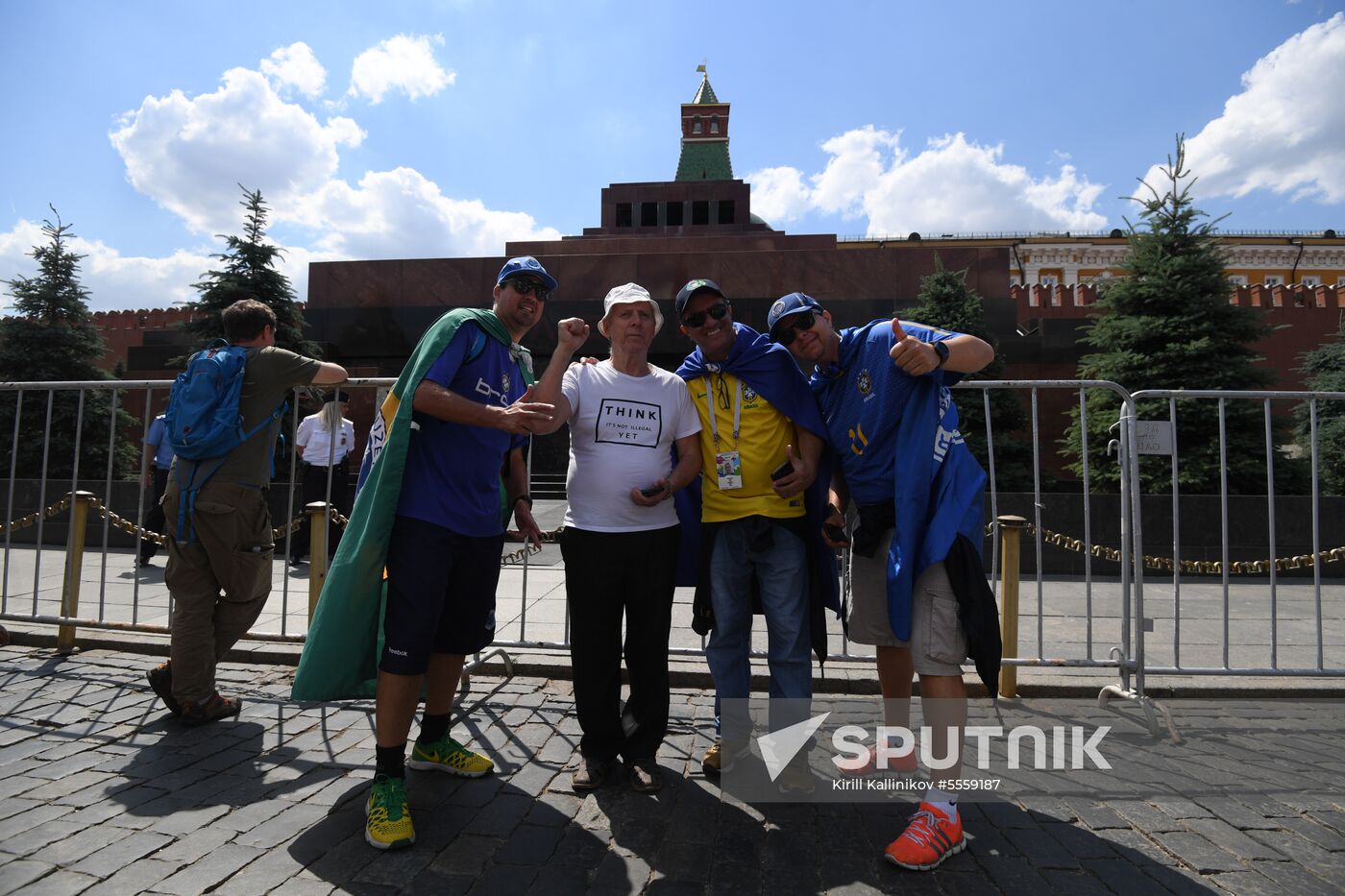 Presidential Regiment guard mounting rehearsal on Red Square