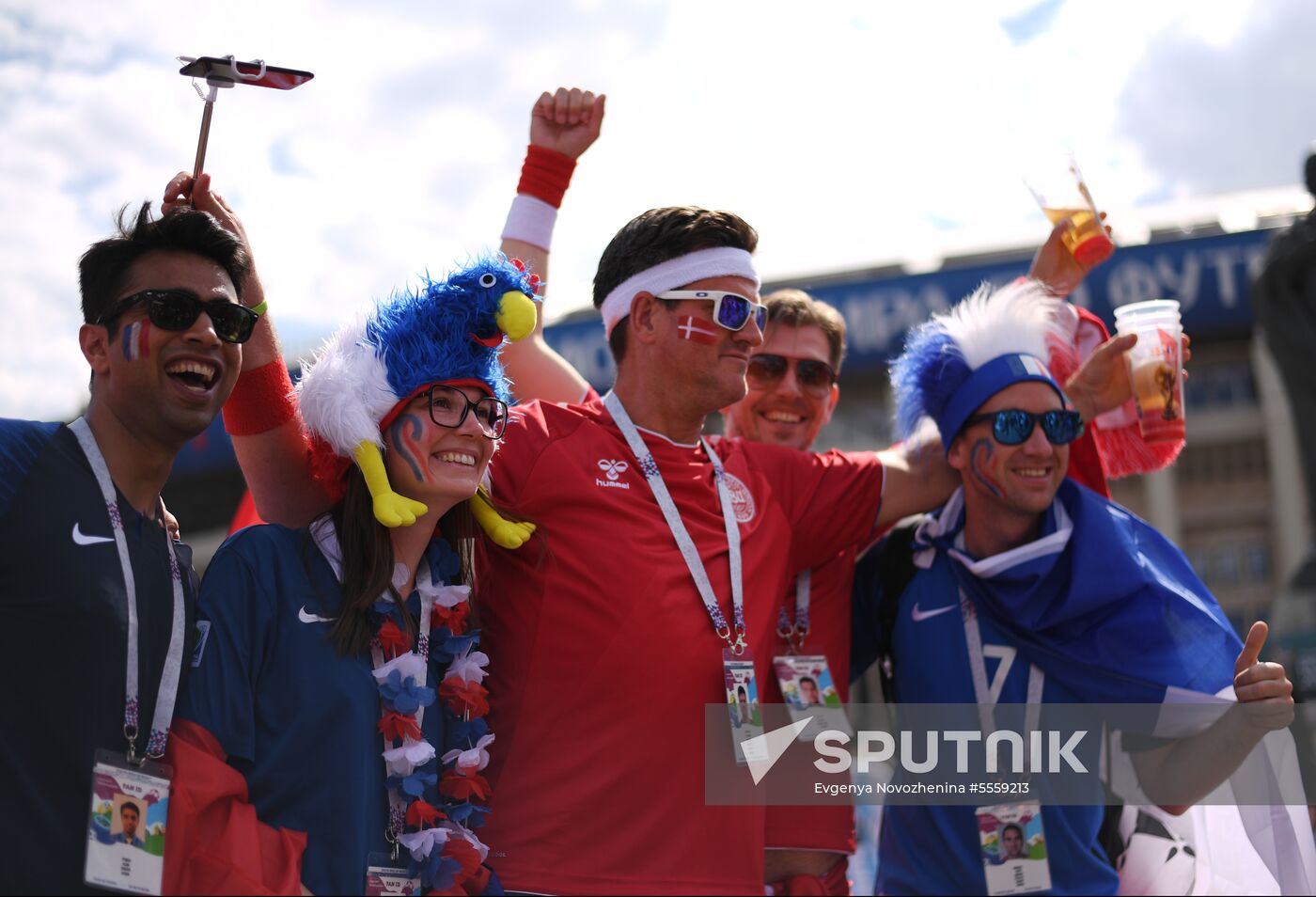 Russia World Cup Denmark - France