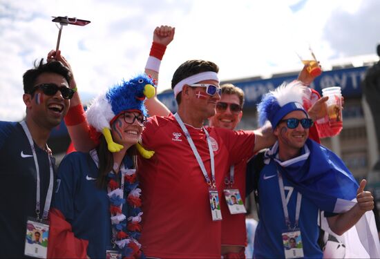 Russia World Cup Denmark - France