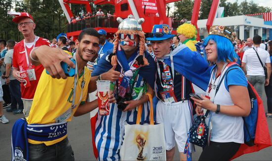 Russia World Cup Denmark - France