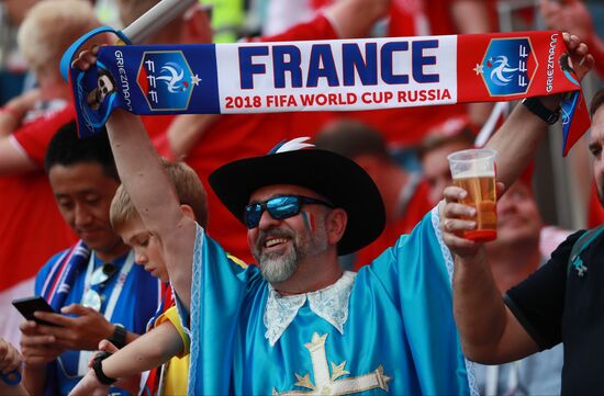 Russia World Cup Denmark - France