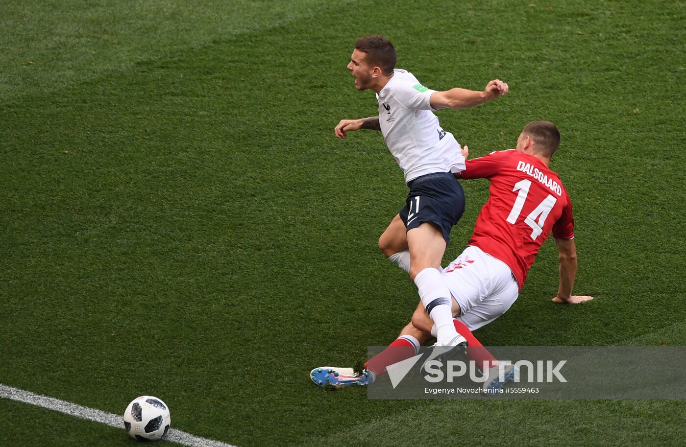 Russia World Cup Denmark - France