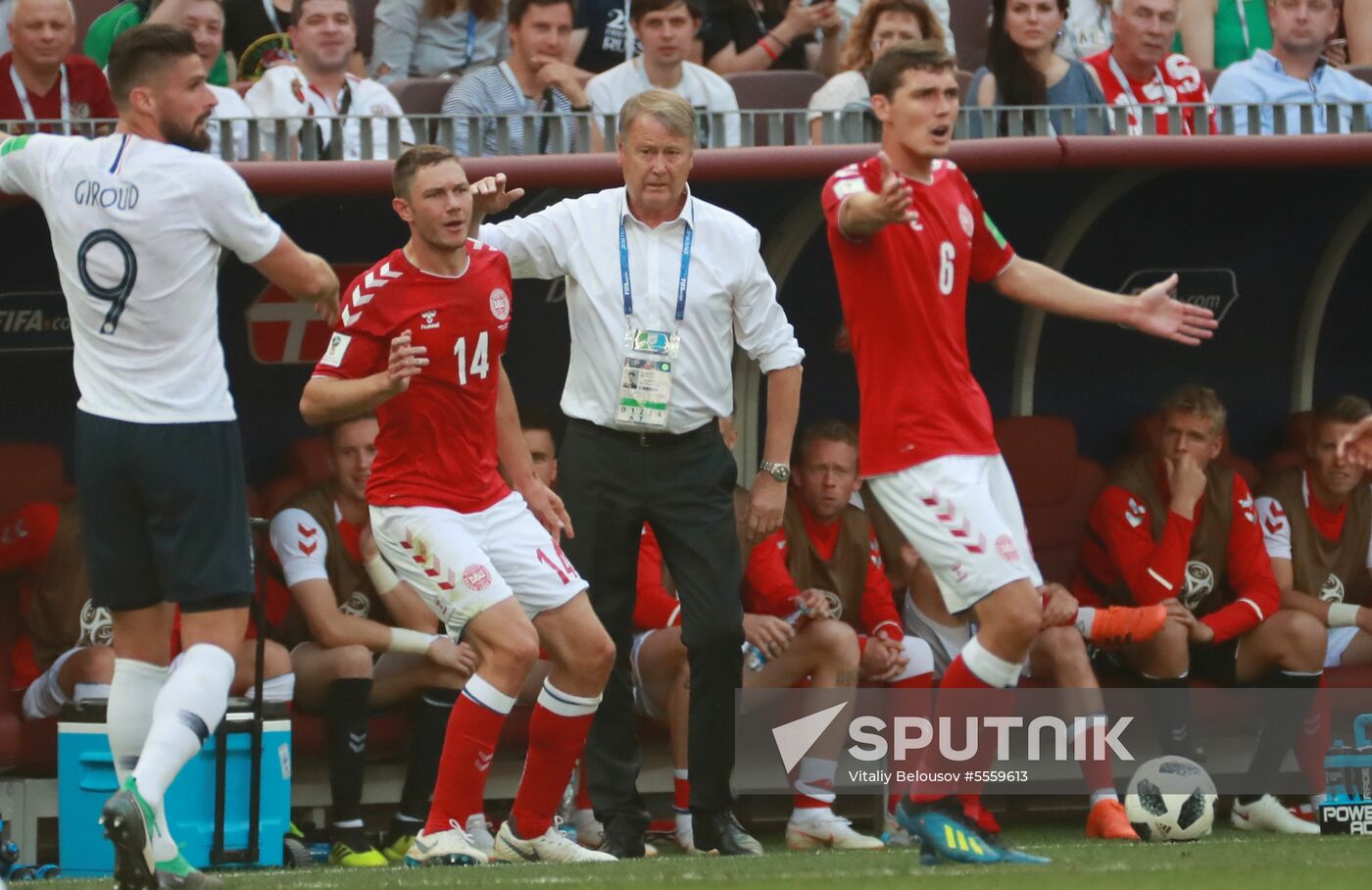 Russia World Cup Denmark - France