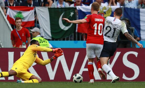 Russia World Cup Denmark - France