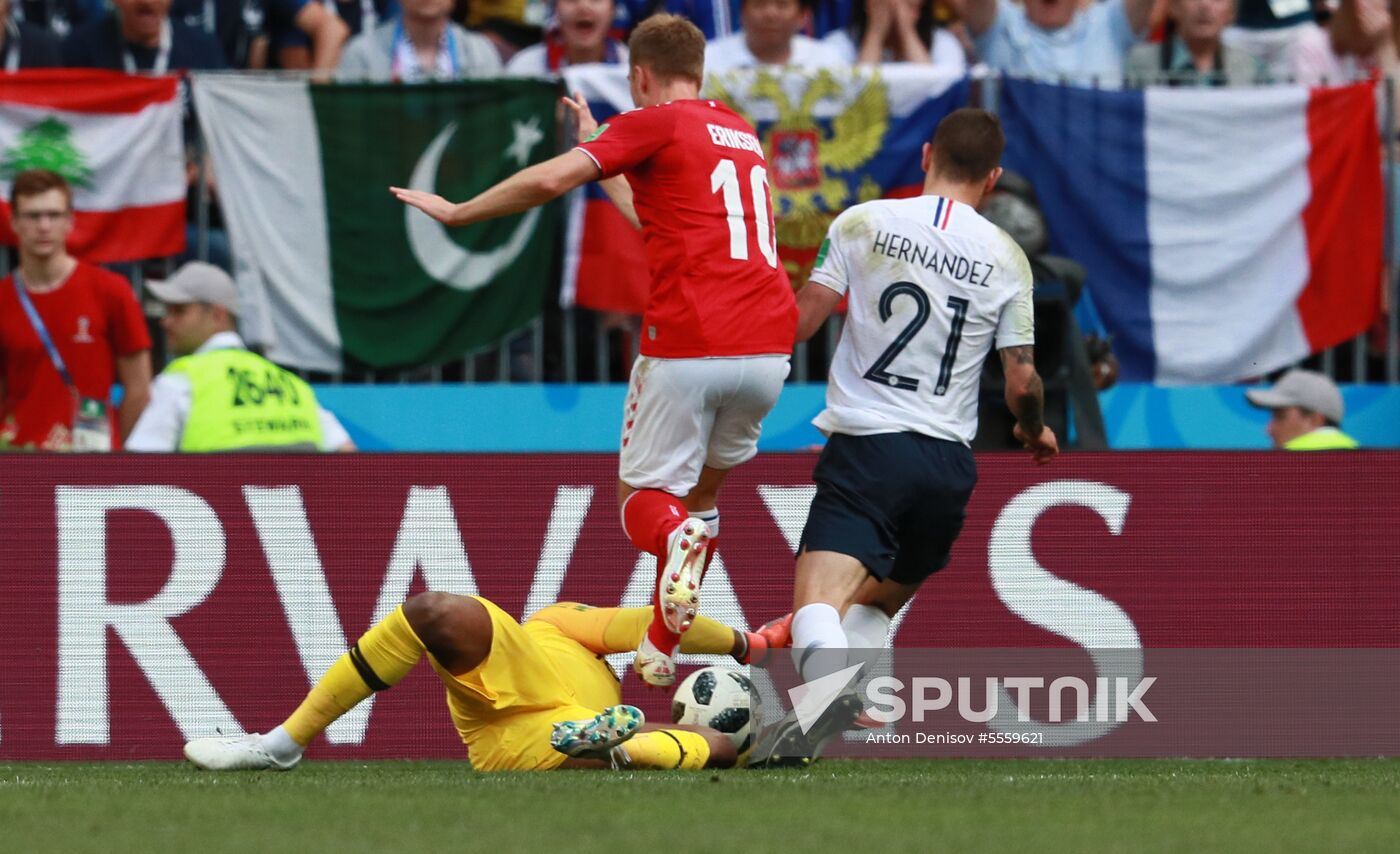 Russia World Cup Denmark - France