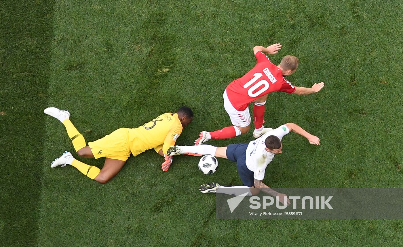 Russia World Cup Denmark - France
