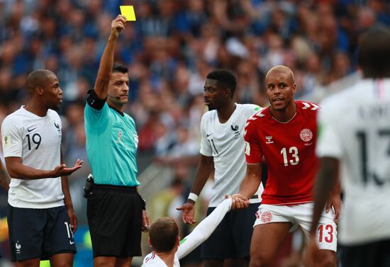 Russia World Cup Denmark - France