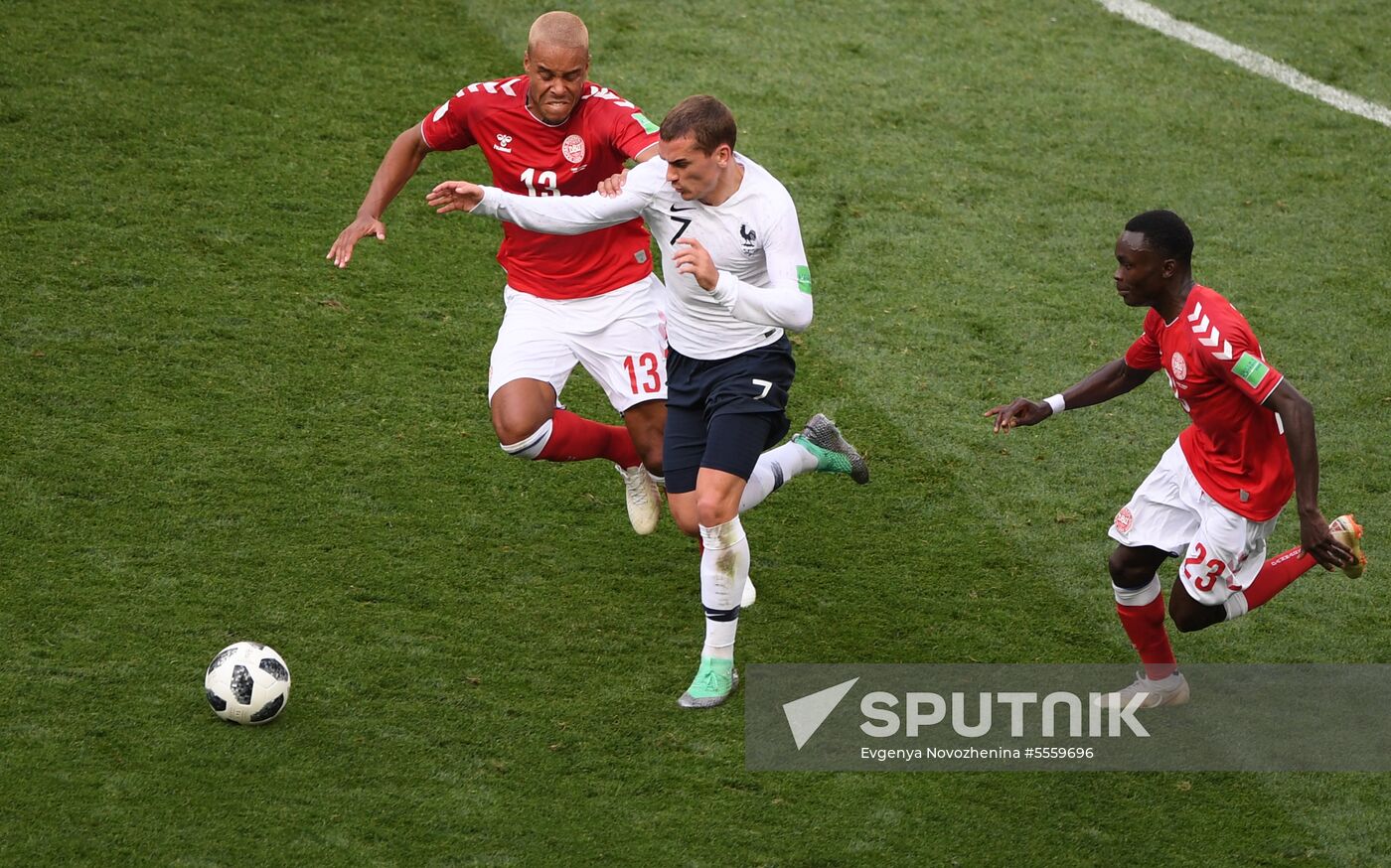 Russia World Cup Denmark - France
