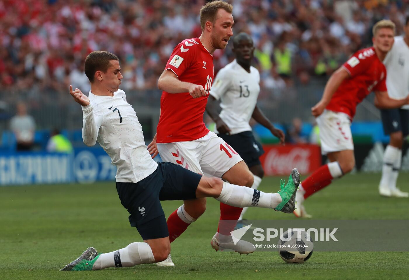 Russia World Cup Denmark - France