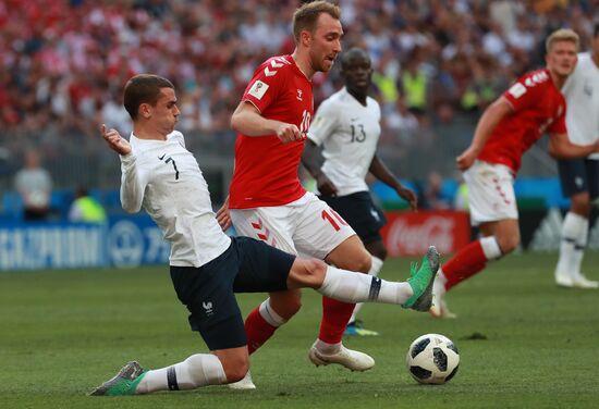 Russia World Cup Denmark - France