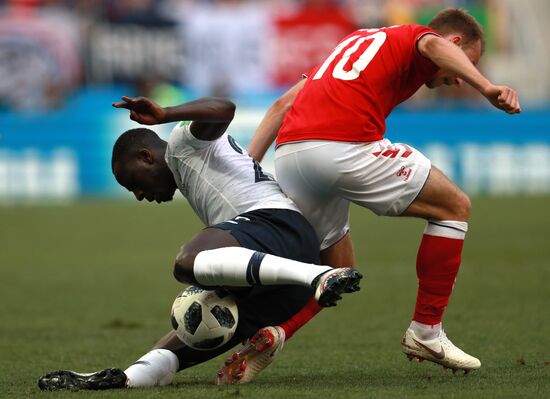 Russia World Cup Denmark - France