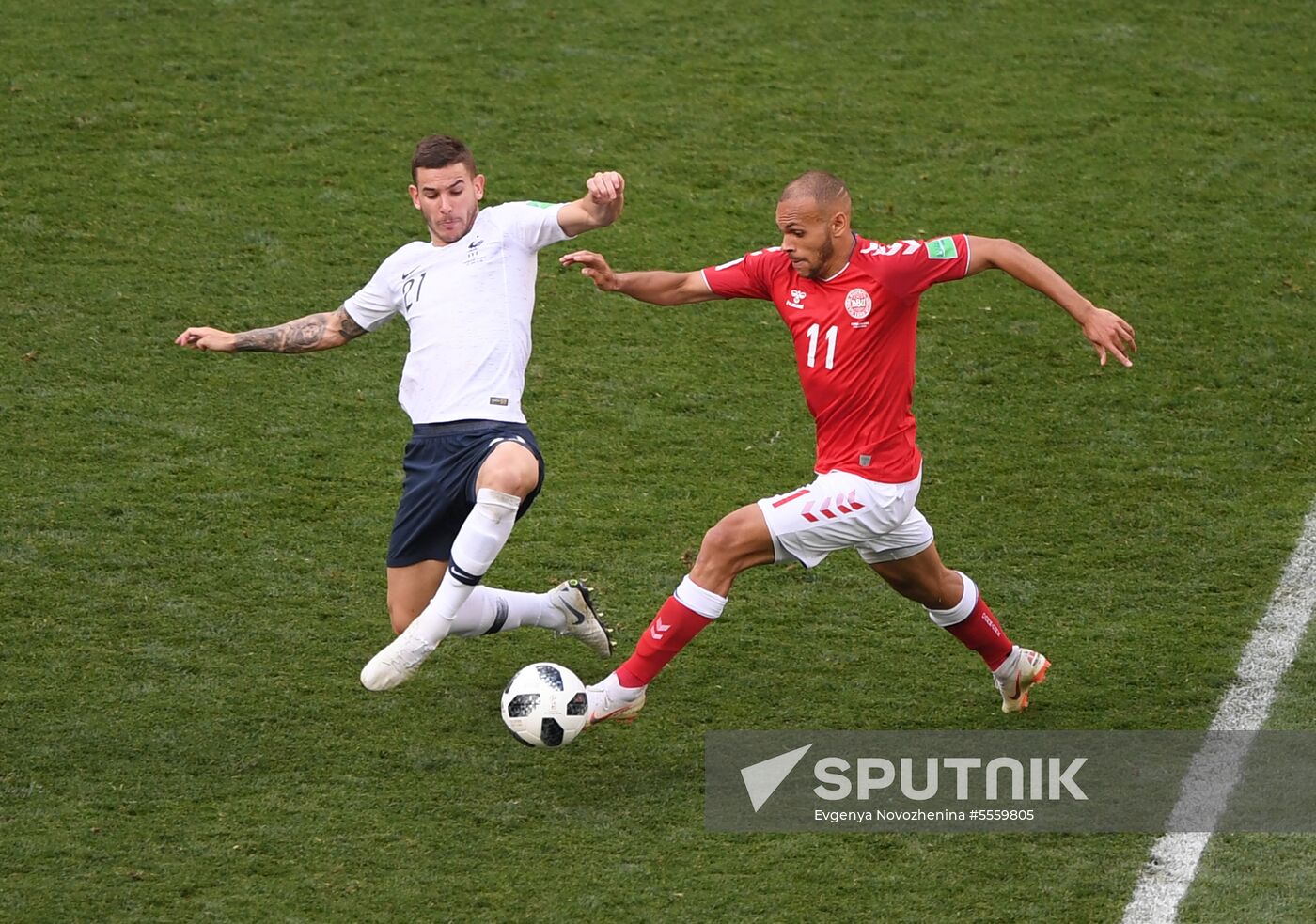 Russia World Cup Denmark - France