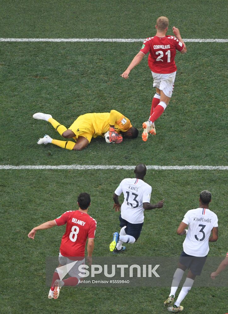 Russia World Cup Denmark - France